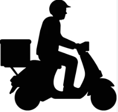 Repartidor en moto